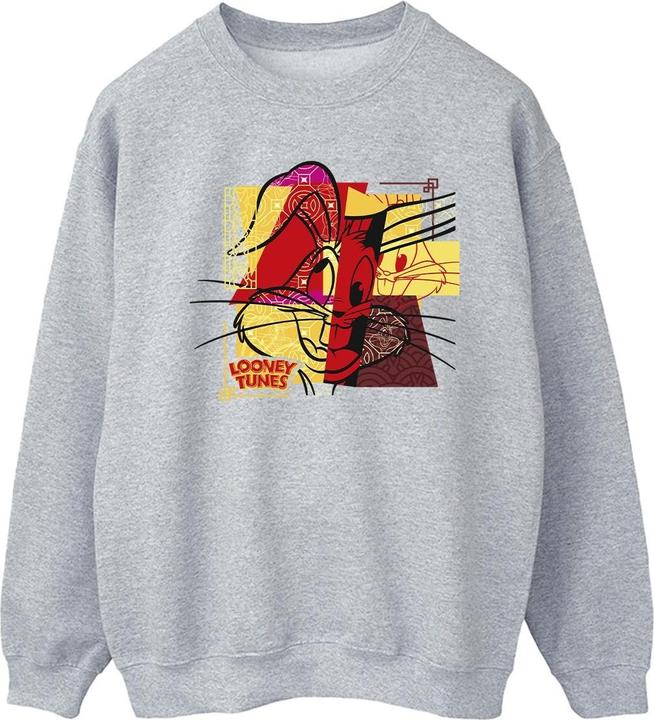 Immagine prodotto Looney Tunes Bugs Bunny Rabbit New Year Felpa Uomo (5XL)