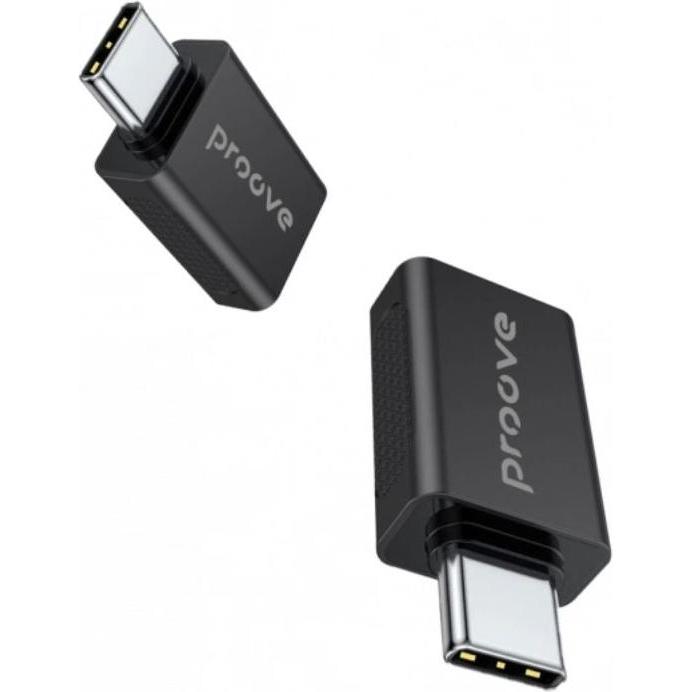 Verk Group Proove - Extension USB-C Adapter, Schwarz (USB-C), Adattatore dispositivo mobile, Nero