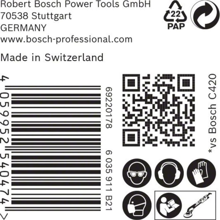 Produktbild Bosch Professional Zubehör EXPERT M480 Schleifnetz für Trockenbauschleifer, 225 mm, G 120, 25-tlg. (120)