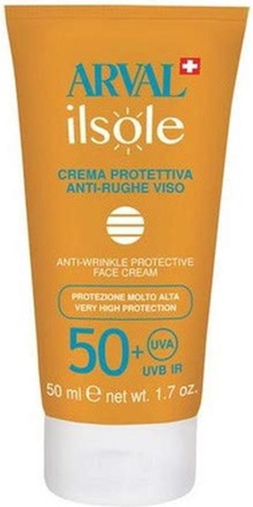 Actual product image Arval Sole Anti-Wrinkle Cream SPF50+ 50ml (Suntan cream, SPF 50+, 50 ml)