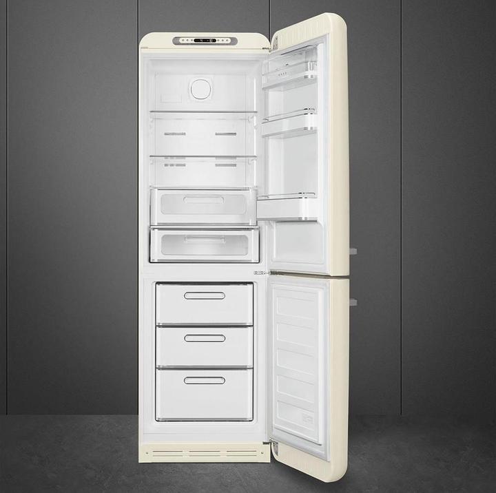 Produktbild Smeg FAB32RCR6 Kühl-Gefrierkombination Rechtsanschlag Creme 50s Style 2025 Modell, EEK: C (331 l)