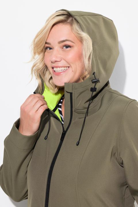 Produktbild Ulla Popken HYPRAR Long-Softshelljacke, wasserabweisend, A-Linie (46, 48)