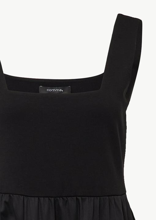 Image du produit Comma Kleid Midikleid mit Popeline-Rock und Karree-Ausschnitt (36)