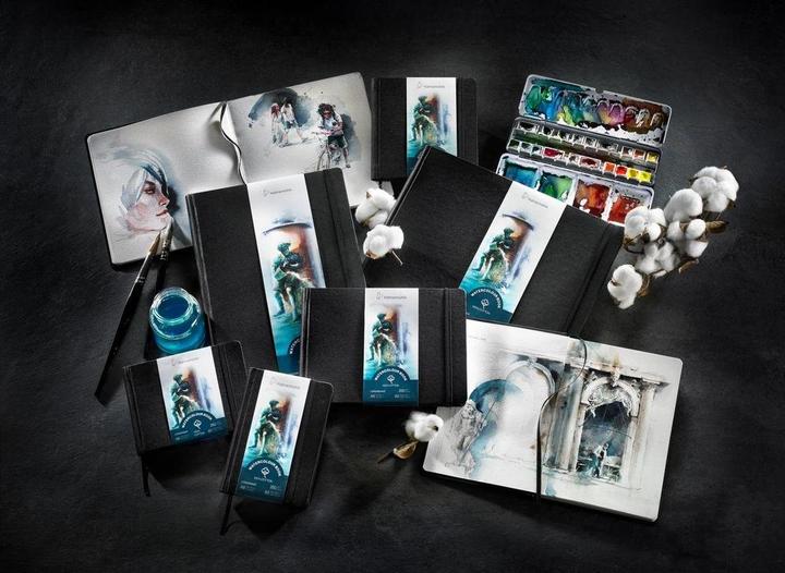 Actual product image Hahnemühle Sketchbook Watercolour Book 100% Cotton (A4, Hardcover)