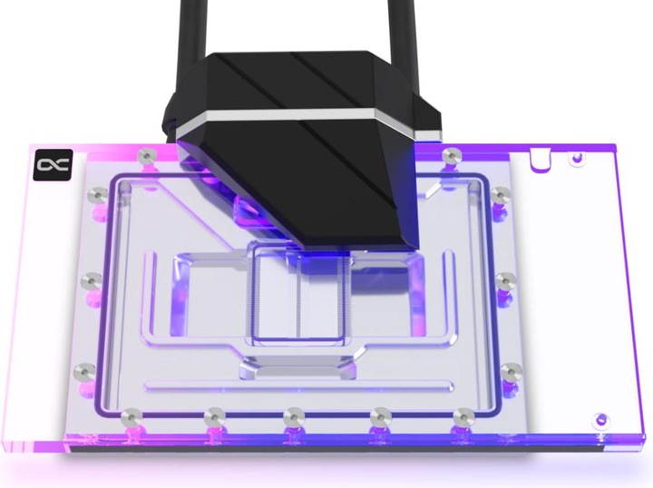 Actual product image Alphacool Eiswolf 2 AIO - 360mm RTX 4090 Aorus Master - Gaming with Backplate