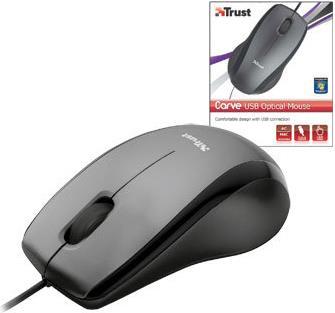 Actual product image Trust Carve USB optical Mouse (Cable)