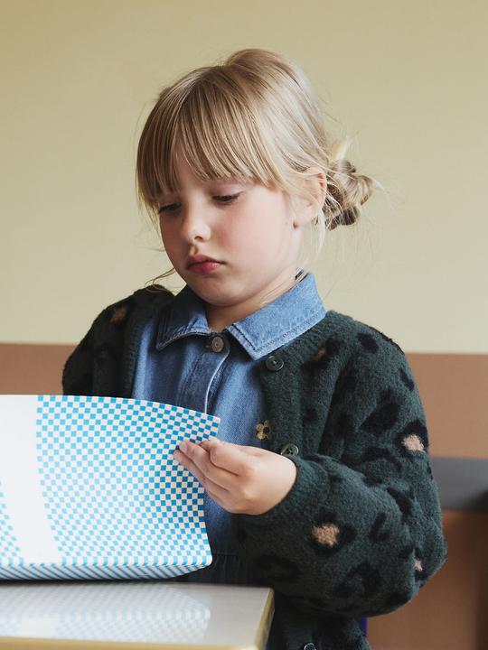 Produktbild Vertbaudet Flauschige Mädchen Strickjacke mit Tiermotiven (140)