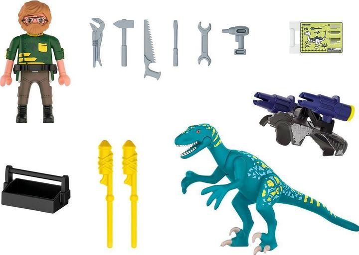 Produktbild Playmobil Uncle Rob: Aufrüstung zum Kampf (70629, Playmobil Dinos)