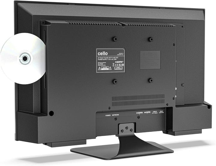 Productafbeelding Cello Smart/DVD-Kombination mit WebOS, Triple-Tuner und Bluetooth für Camping und Reisen (DVD-speler)