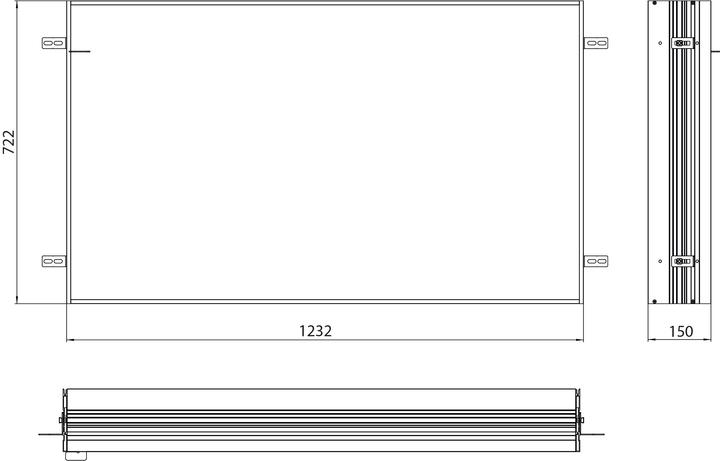 Image du produit Emco loft cadre de montage pour armoire de toilette 1200mm