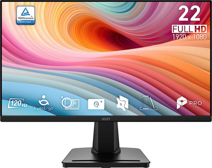 Actual product image MSI PRO MP225 E12VL (1920 x 1080 pixels, 21.45")