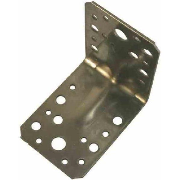 Thumbnail - Alberts, Baubeschläge + Holzverbinder, Schwerlast-Winkelverbinder m. Sicke 70 x 70 x 55 mm, Edelstahl, 1 Stck (Winkelver...