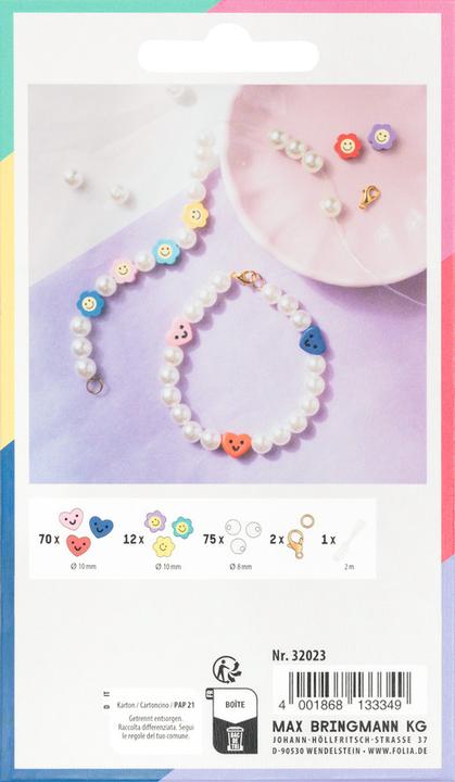 Actual product image Folia Bead mix Smiley