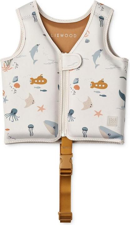 Image du produit Liewood Gilet de sauvetage Dove Sea Creature Sandy (26, 28, 30, 18-30 kg)