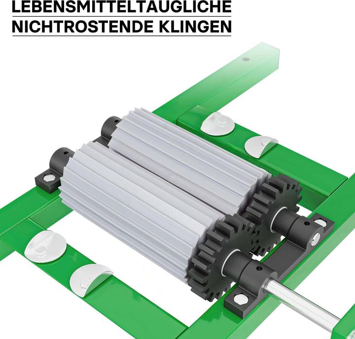 Produktbild Wiltec Fruchtmühle 7L Obstmühle Obstpresse Saftpresse Traubenmühle Beerenpresse