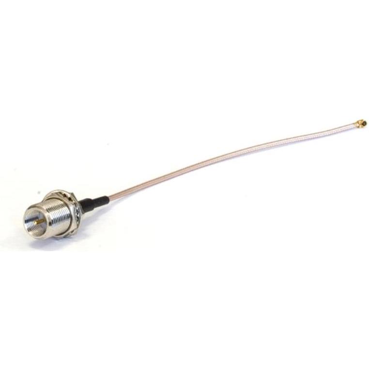 Varia Pigtail FME-Einbaustecker zu U.FL-Stecker, 15 cm, Elektronikkabel + Stecker