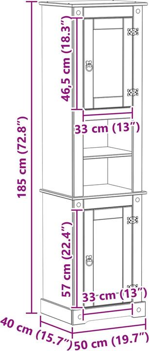 Actual product image vidaXL Badezimmeraufbewahrung