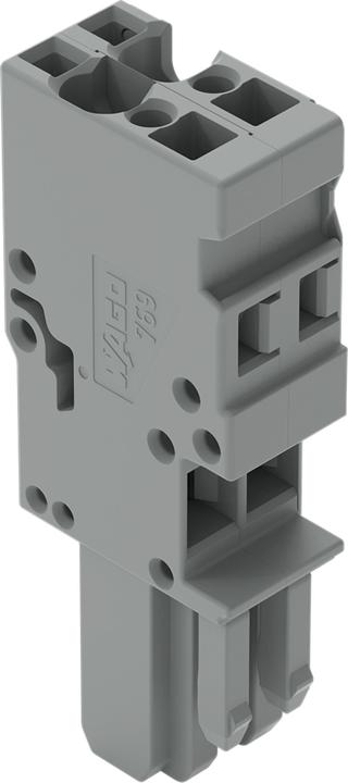 Produktbild Wago 1 Conductor Female Plug, 2 Pole Grey (Diverse)