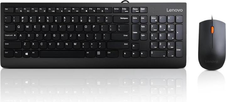 Actual product image Lenovo 300 USB Combo Keyboard&Mouse USB (US, Cable)