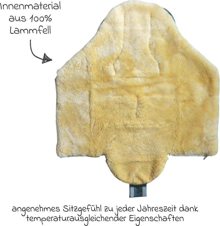 Image du produit Kaiser Baby Kaiser Lammfell Fusssack Iglu 2.0, salbei green/grey