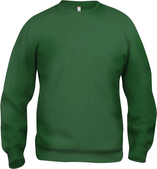Immagine prodotto Clique Felpa girocollo Basic 021030, poliestere, cotone, verde bottiglia, 3XL (3XL)