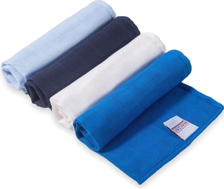 Actual product image Makian Mulltuch / Spucktuch / Pflegetuch 4er Pack (30 cm, 30 cm)