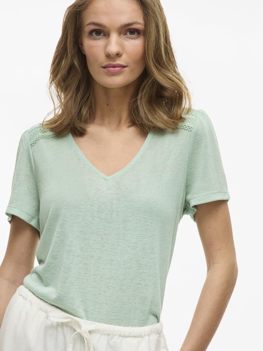 Actual product image Vila Kurzärmeliges Top mit V-Ausschnitt (S)