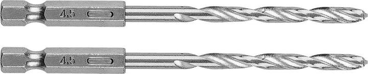 Produktbild Graphite Sechskant-Metallbohrer 4,5 mm, 2 Stück. (4,5 mm)