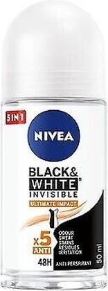Image du produit NIVEA ack & White Invisible Ultimate Impact Female Antiperspirant W (Roll-on, 50 ml)