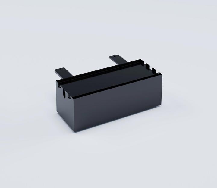 Productafbeelding Actiforce Multibox S incl. montageset voor tafelblad, zwart (13,5 x 14,5 x 37,5 cm)