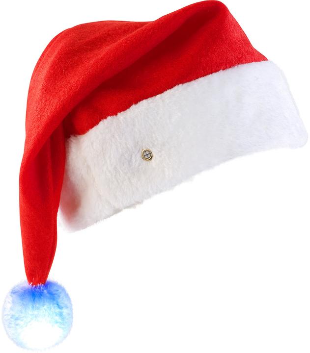 Immagine prodotto Infactory Cappello di Babbo Natale a LED con pompon luminoso