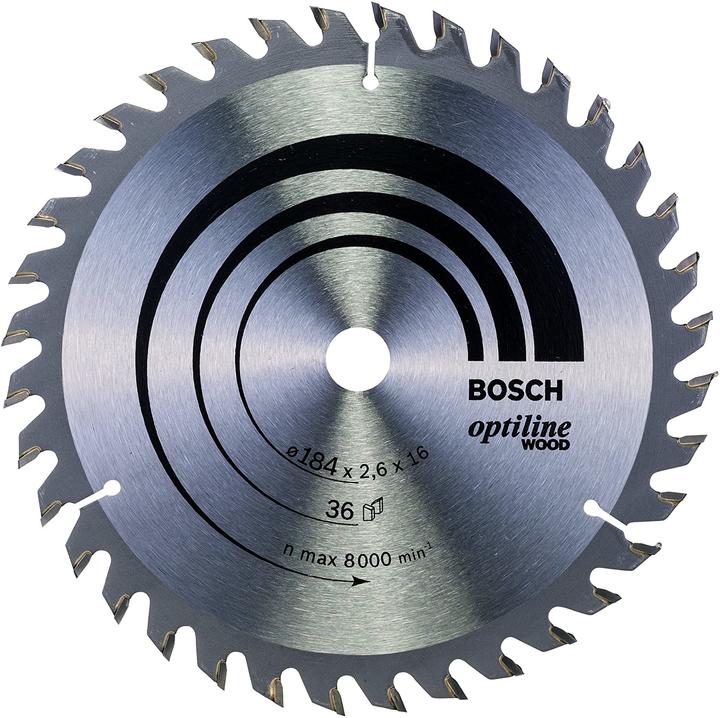 Image du produit Bosch Professional Zubehör Lame de scie circulaire PRO Wood, 184 x 2.6 x 16 mm