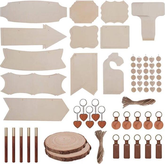 Immagine prodotto LaserPecker Set di materiali per incisione in legno (190 pezzi)