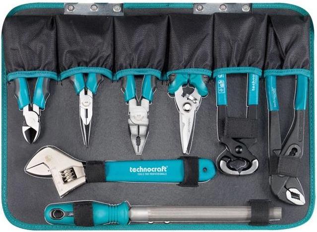 Produktbild technocraft ABS-Werkzeugkoffer PRO CHROME 152-tlg (152 Teile)
