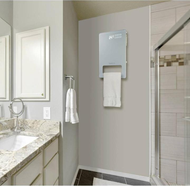 Actual product image Sygonix SY-6735642 Heizgerät 20 m² Weiss (2000 W)