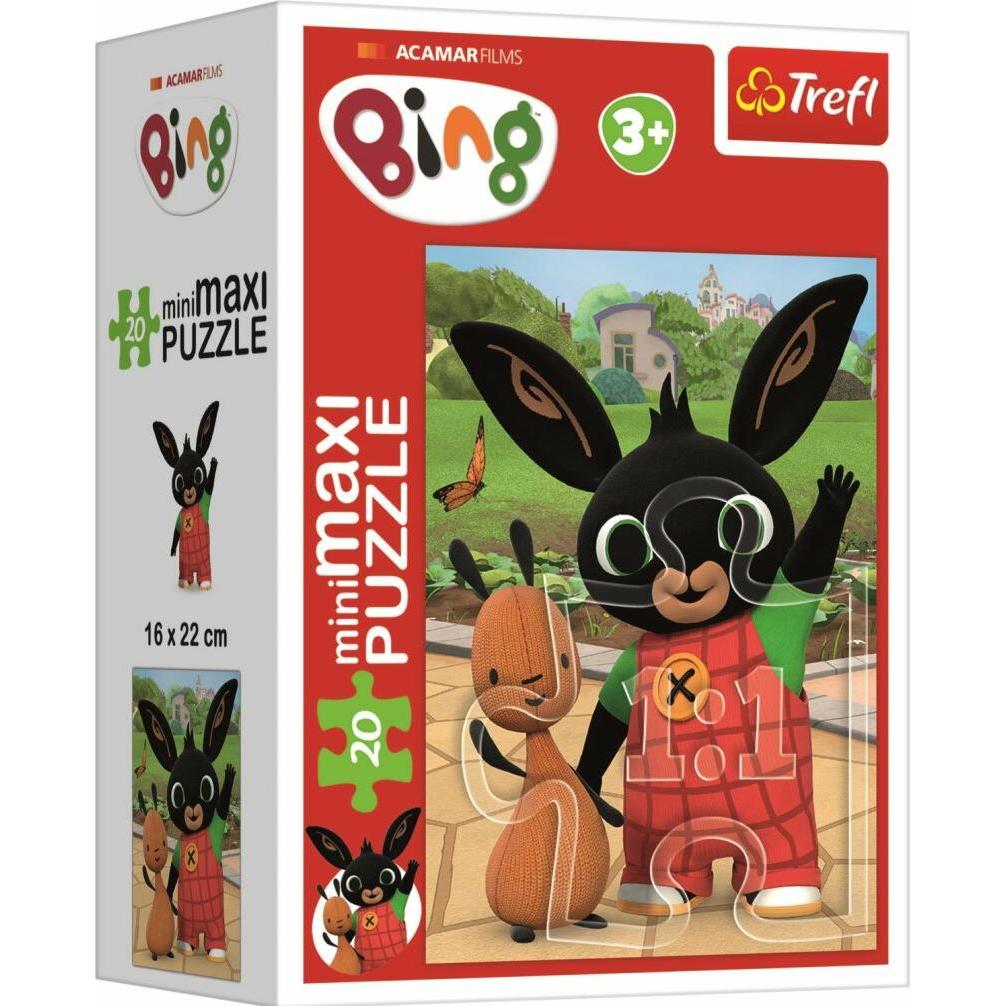 Trefl Puzzle Bing: Bing und Flop 20 Teile (20 Teile)
