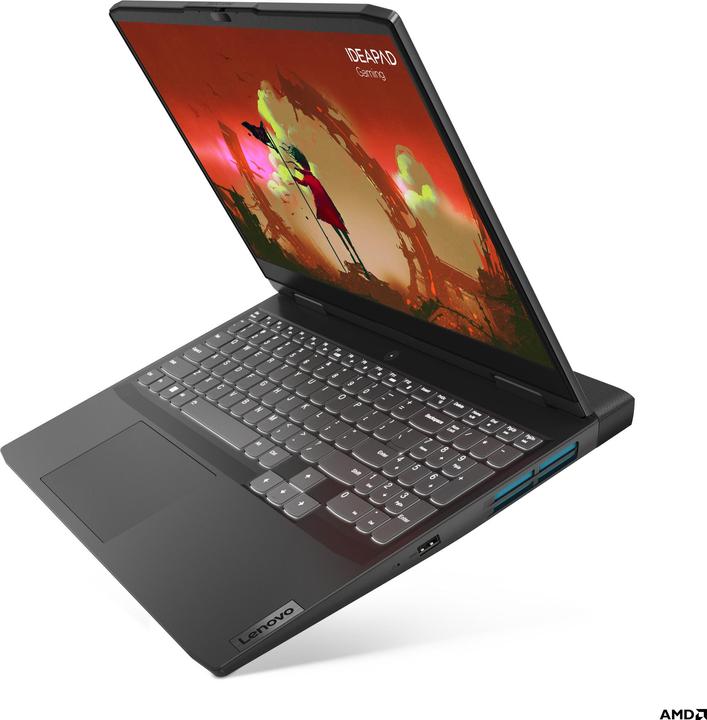 Produktbild Lenovo IdeaPad Gaming 3 15ARH7 (15.60", 512 GB, 16 GB, DE, AMD Ryzen 5 6600H)