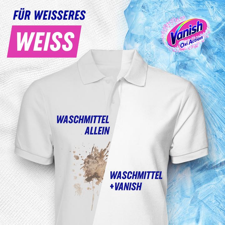 Produktbild Vanish Oxi Action Powerweiss Fleckentferner ohne Chlor 250g (Waschpulver)