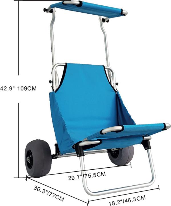 Actual product image 9WS Chariot Sige de plage