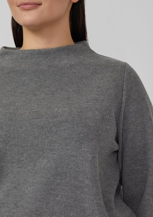 Produktbild s.Oliver Sweatshirt Weiches Sweatshirt mit Stehkragen (52)