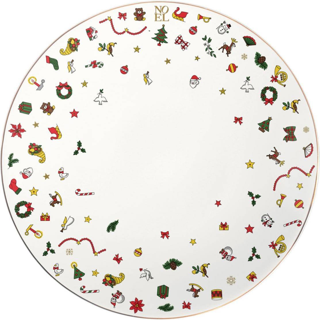 Thumbnail - Taitù Noël Oro Teller flach, Teller, Mehrfarbig