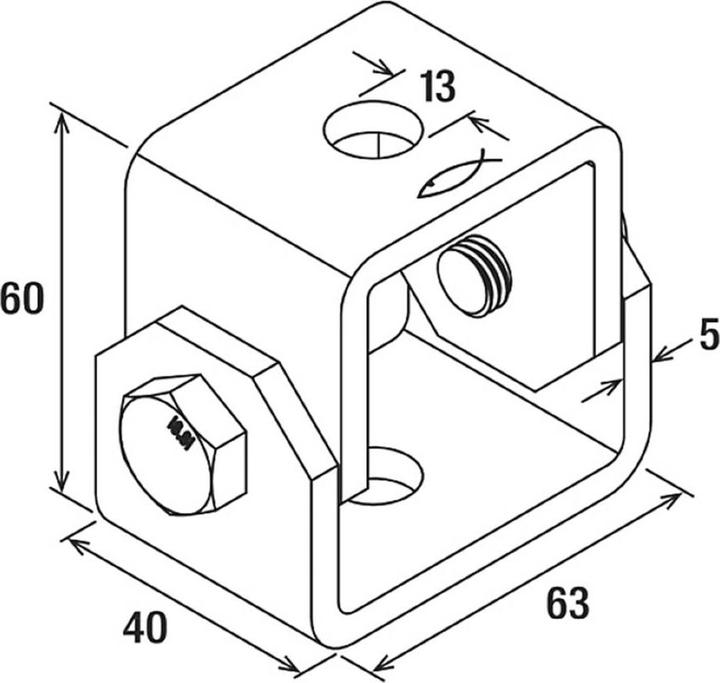 Produktbild Fischer Universalgelenk FUH 13 (6 Stk.)