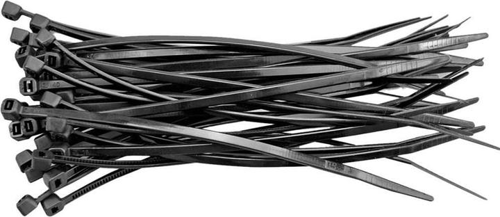 Image du produit Toya Ruban adhésif 280 x 4,8 mm 100 pièces noir (Serre-câbles en plastique, 280 mm, 100 pcs)