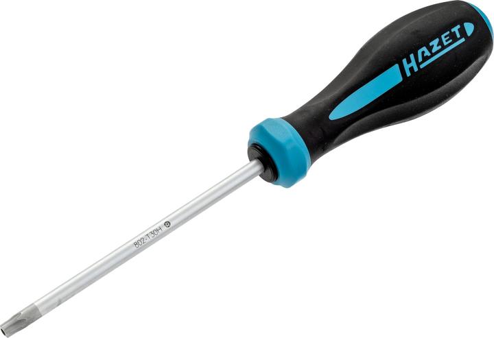 Actual product image HAZET HEXAnamic screwdriver 802-T30H ∙ Tamper-resistant TORX profile ∙ T30H (TX)