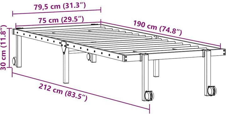 Actual product image vidaXL Marvella (75 x 190 cm)