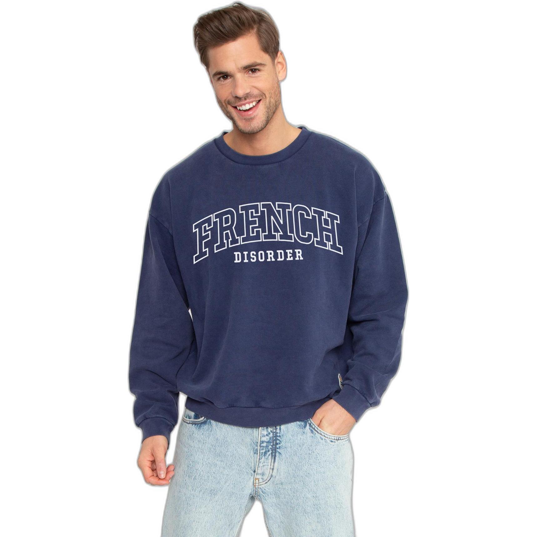 Thumbnail - French Disorder, Herren, Pullover, sweatshirt brady, Blau, (M)