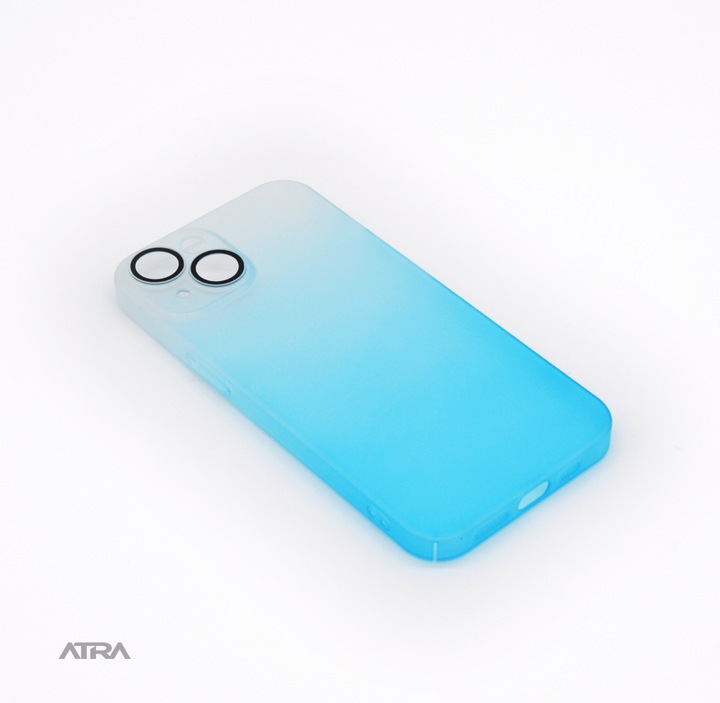 Image du produit Atra Étui peau bleu océan (Apple iPhone 13)