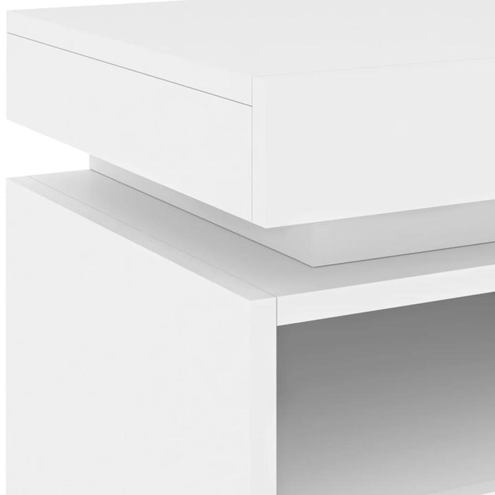 Produktbild VidaXL Nachttisch mit LED-Leuchten (39 x 40 x 48.5 cm)