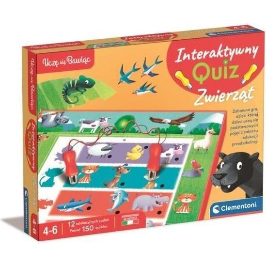 Clementoni Imparo Con I Divertenti Quiz Interattivi Sugli Animali