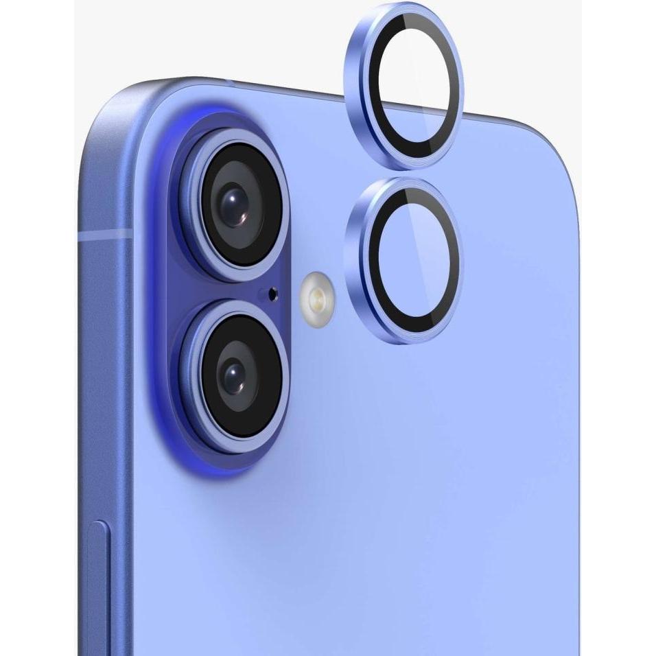 Thumbnail - Screenguard Camera Lens Protector Schutzglas Apple iPhone 16 (1 Stück, Apple iPhone 16), Smartphone Schutzfolie, Blau